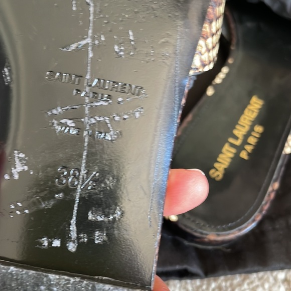 Gorgeous Saint Laurent tribute flat RARE - Picture 9 of 11